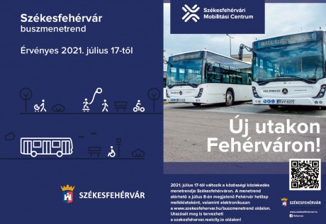 Az új buszmenetrend a Fehérvár hetilap mellékletében